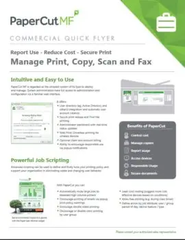 Papercut, Mf, Commercial, Owens Business Machines