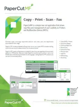 Papercut, Mf, Ecoprintq, Owens Business Machines